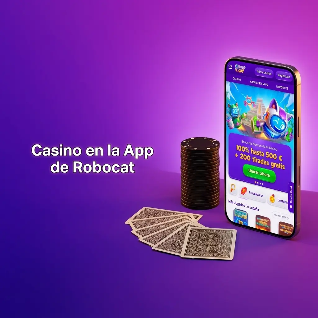 Casino Robocat con más de 5.000 juegos: slots, ruleta, blackjack, casino en vivo y jackpots progresivos