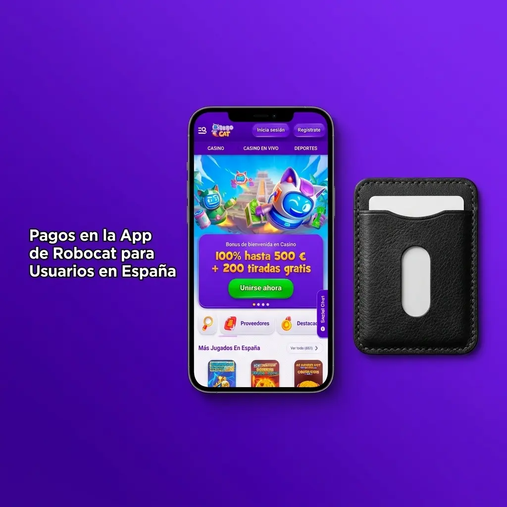 Métodos de pago en la app Robocat para jugadores en España: depósitos y retiros con cripto y más