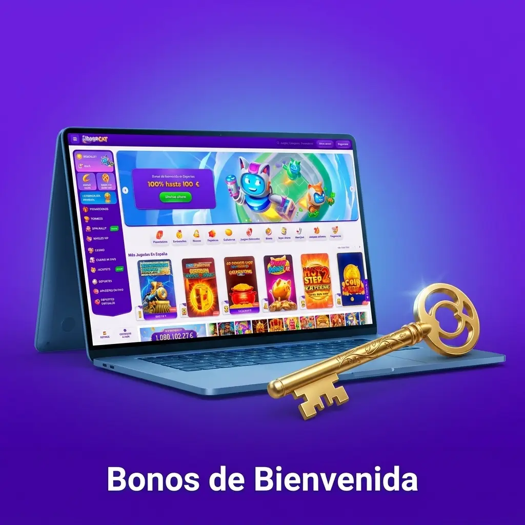Bonos de bienvenida Robocat: 100% casino hasta 500 EUR y deportes hasta 100 EUR con condiciones claras